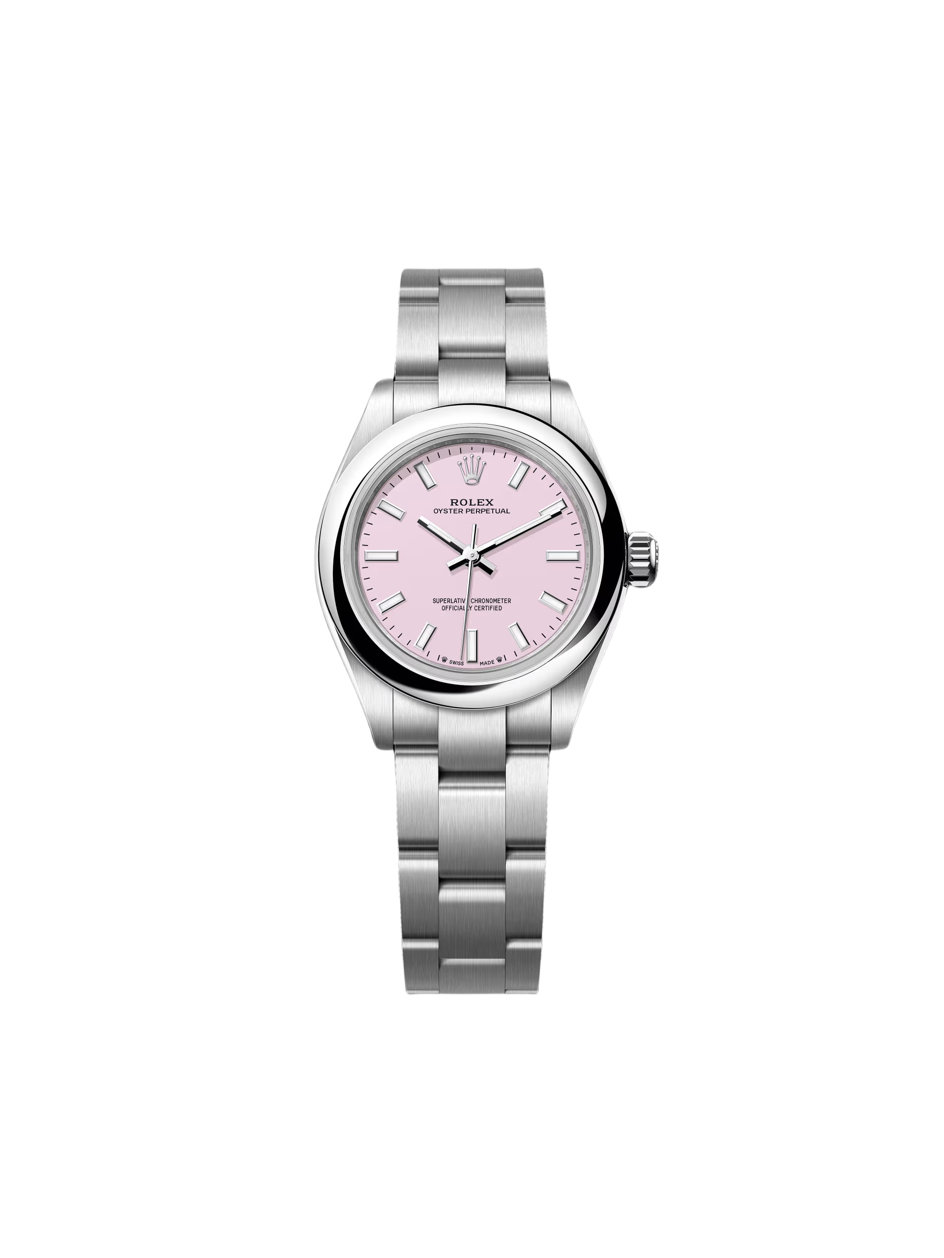 RLX Oyster Perpetual 31mm 276200-0009 Pink Dial Oyster Stainless Steel Bracelet