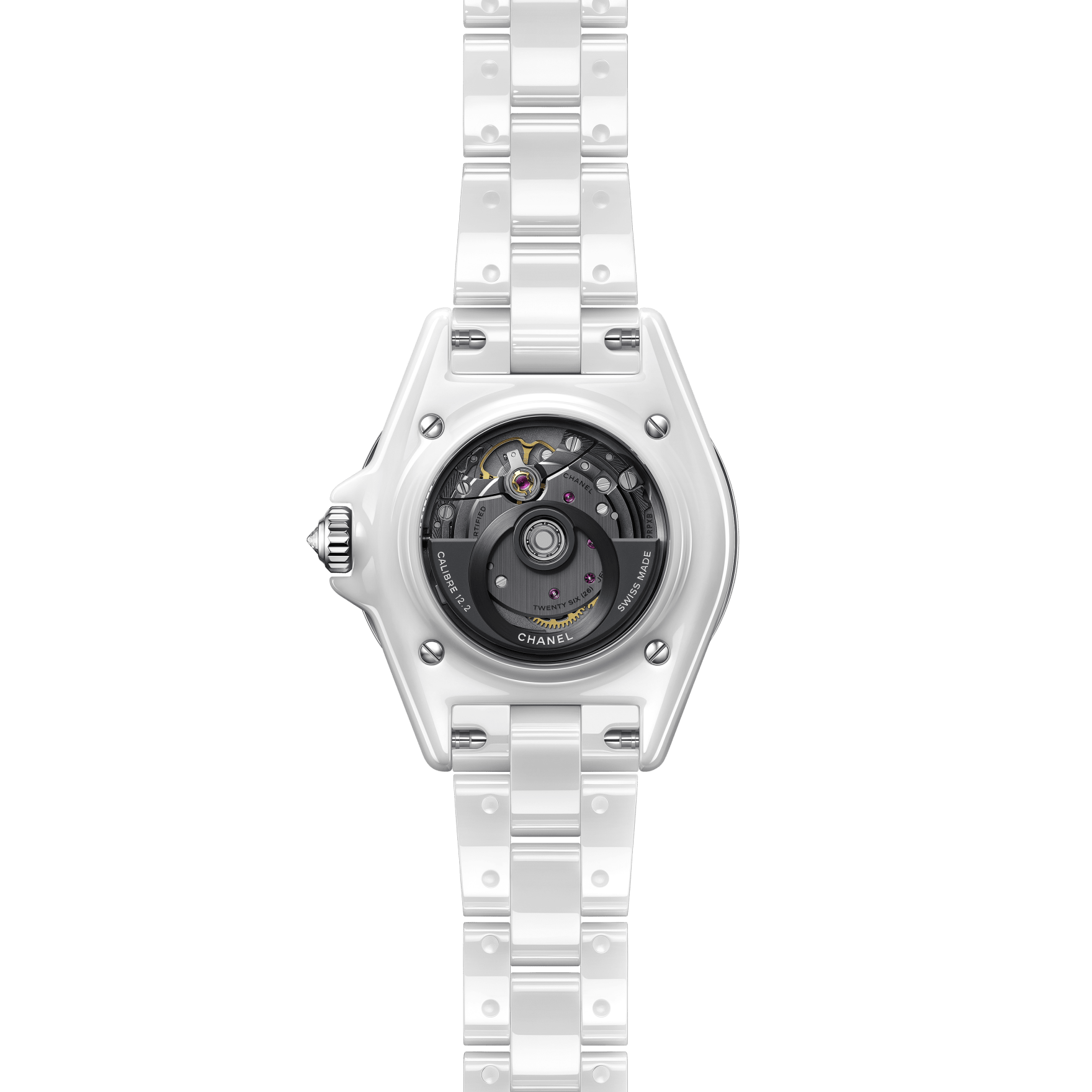 J12 Baguette Diamond Bezel watch Caliber 12.2, 33 mm