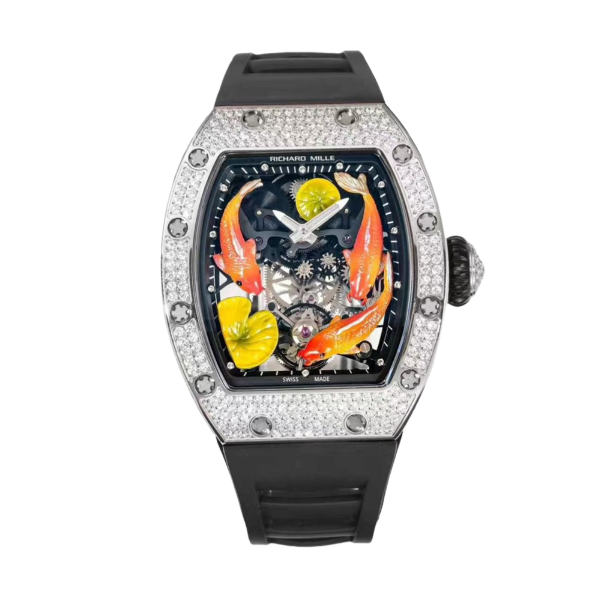 【7A Quality】Best Richard Mille RM S10 Koi Tourbillon Replica Watch – Swiss Movement