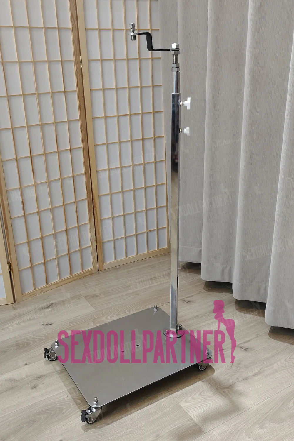 3 In 1 Premium Sex Doll Stand Hanging Real-life Adult Love Doll With Wheels For Display & Storage