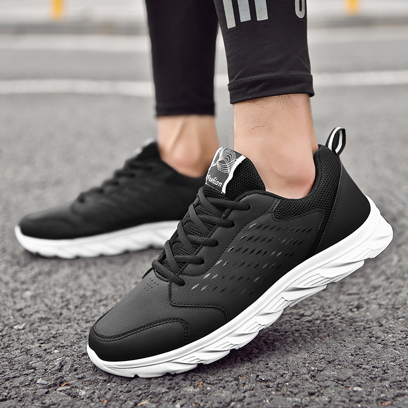 Student Casual Sports shoes black running shoes for men