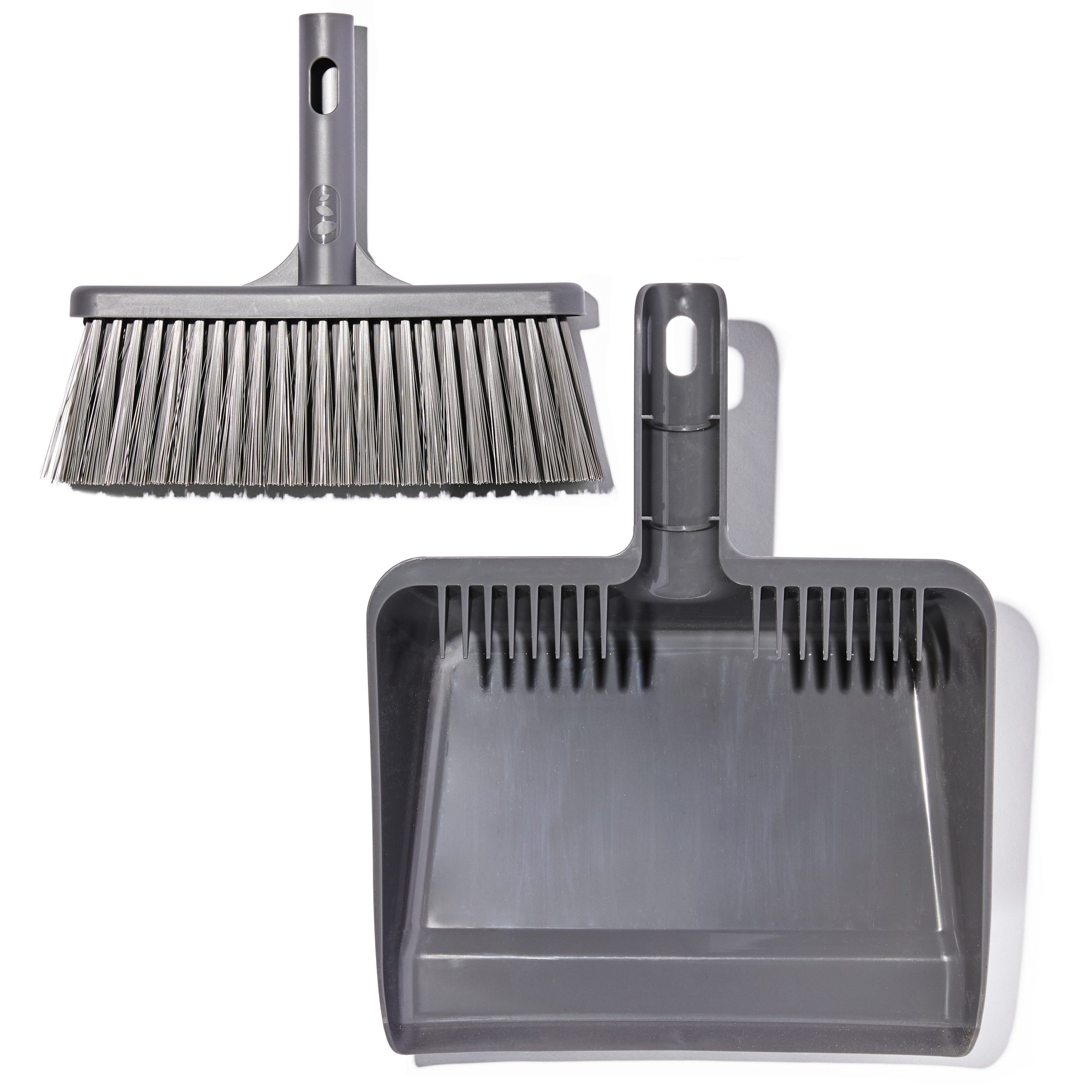 Replaceable Broom Head and Dustpan Attachment