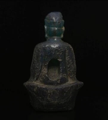 23CM Fine Old Antique Chinese Amber Statue Buddha