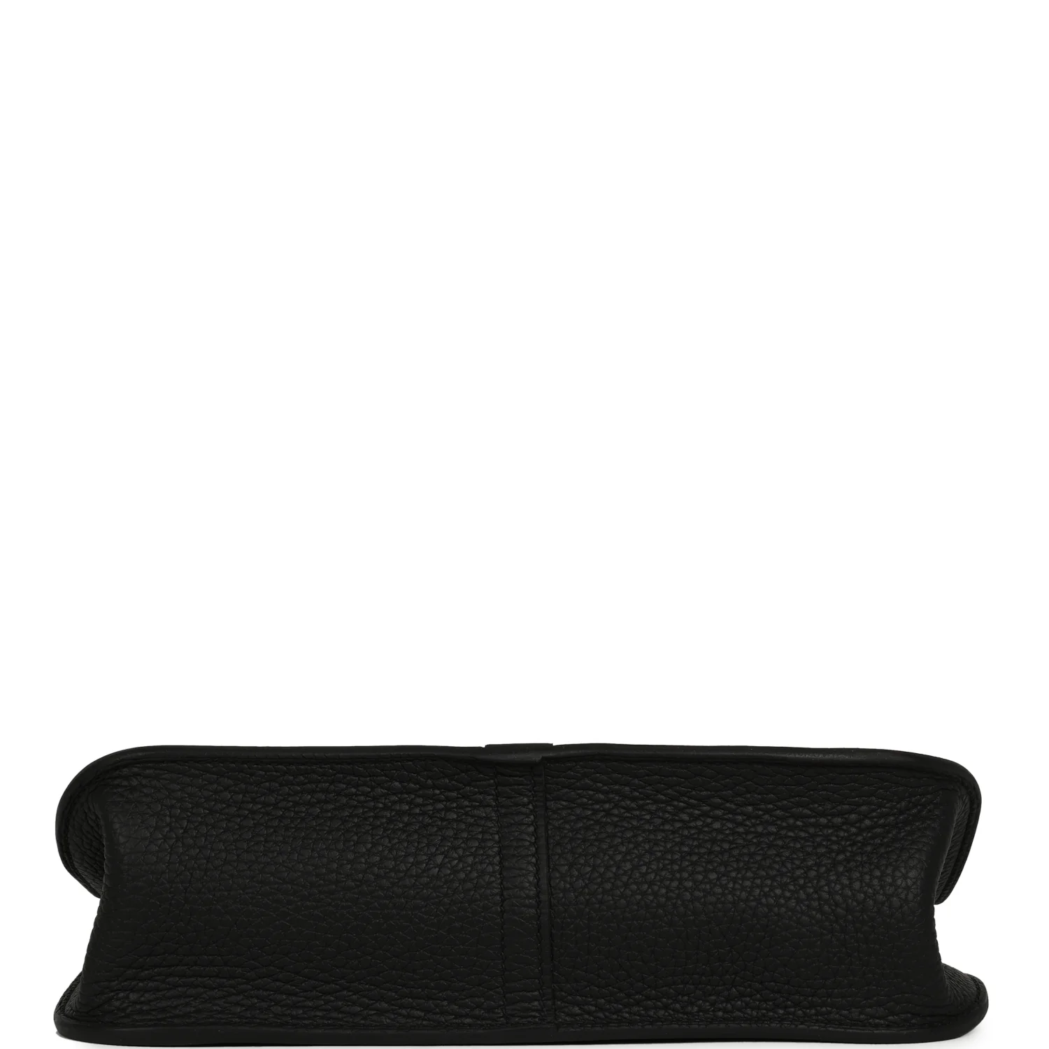 Hermes Halzan 25 Black Clemence Palladium Hardware