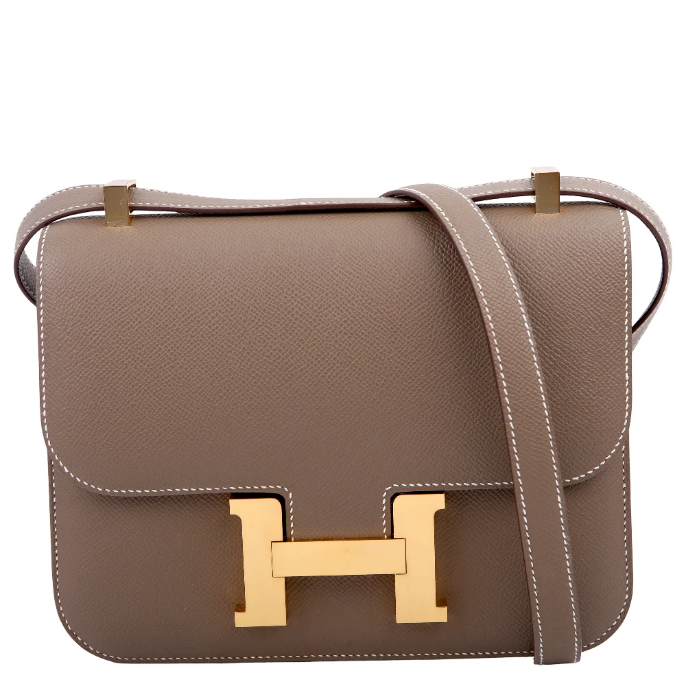 HERMÈS Constance 24 Epsom 2024 Etoupe/Gold