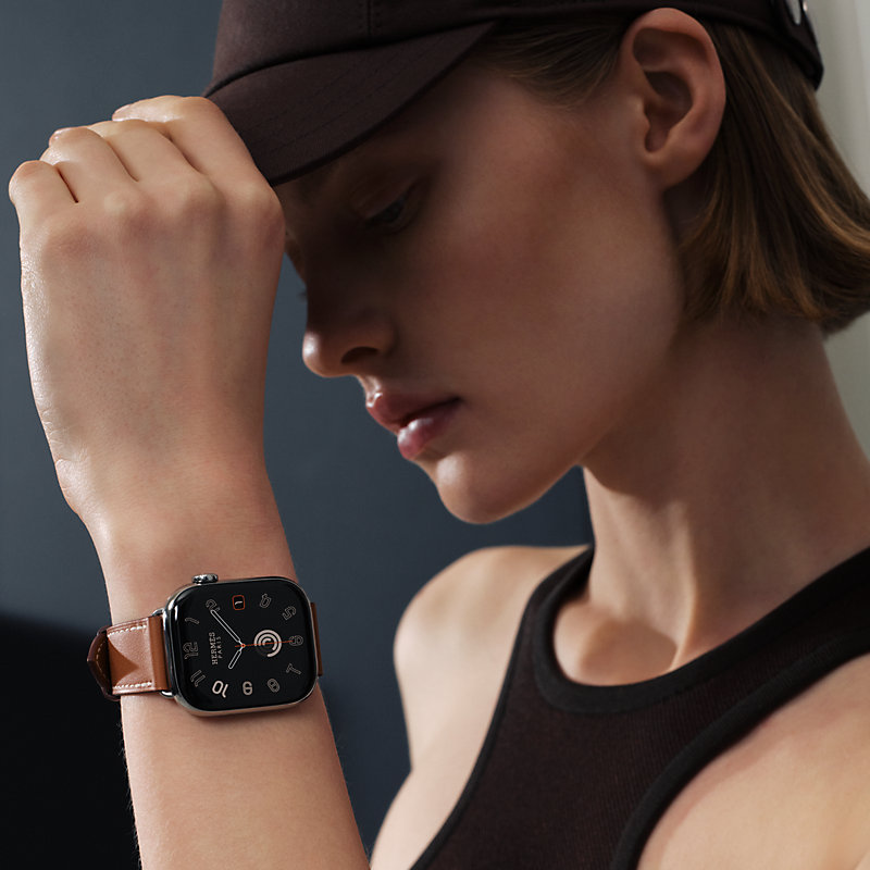 Series 11 case & Band Apple Watch Hermès Single Tour 42 mm