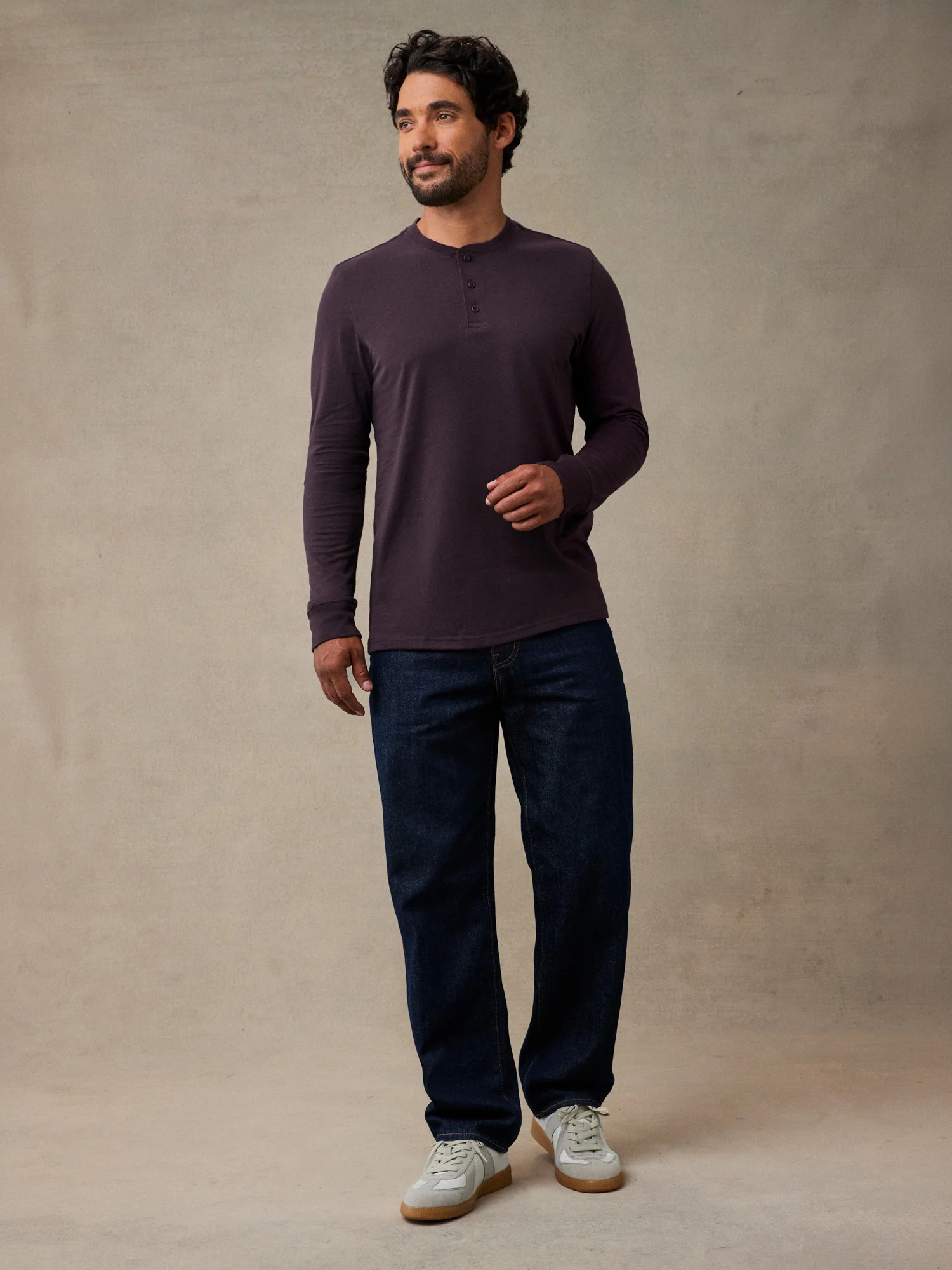 Mulberry Long Sleeve Henley