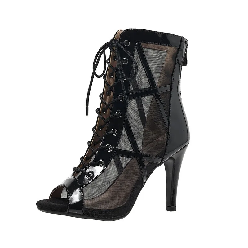 High Heels Women's Sandals New Open Toe Casual Latin Dance Shoes Girls' Ballroom Sandals Large Dance High Heels Women's Shoes 43