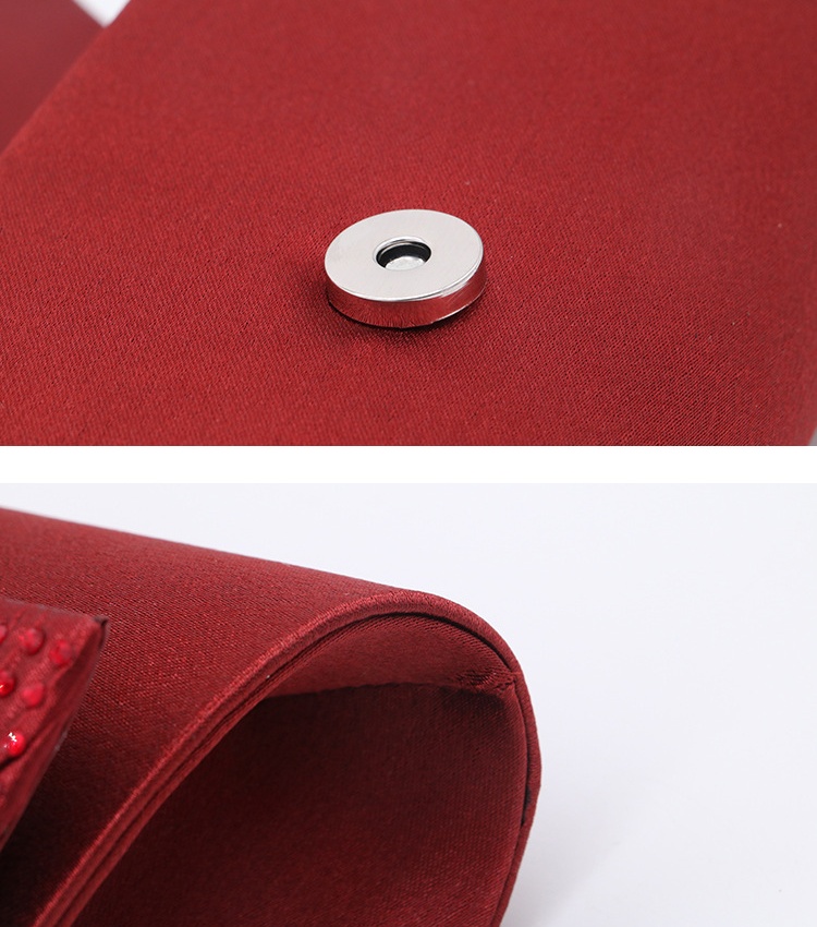 Rhinestone chain bag European style evening bag