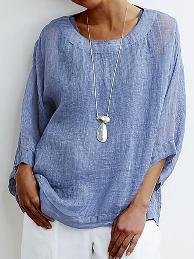 Women's Casual Elegant Cotton Shirt