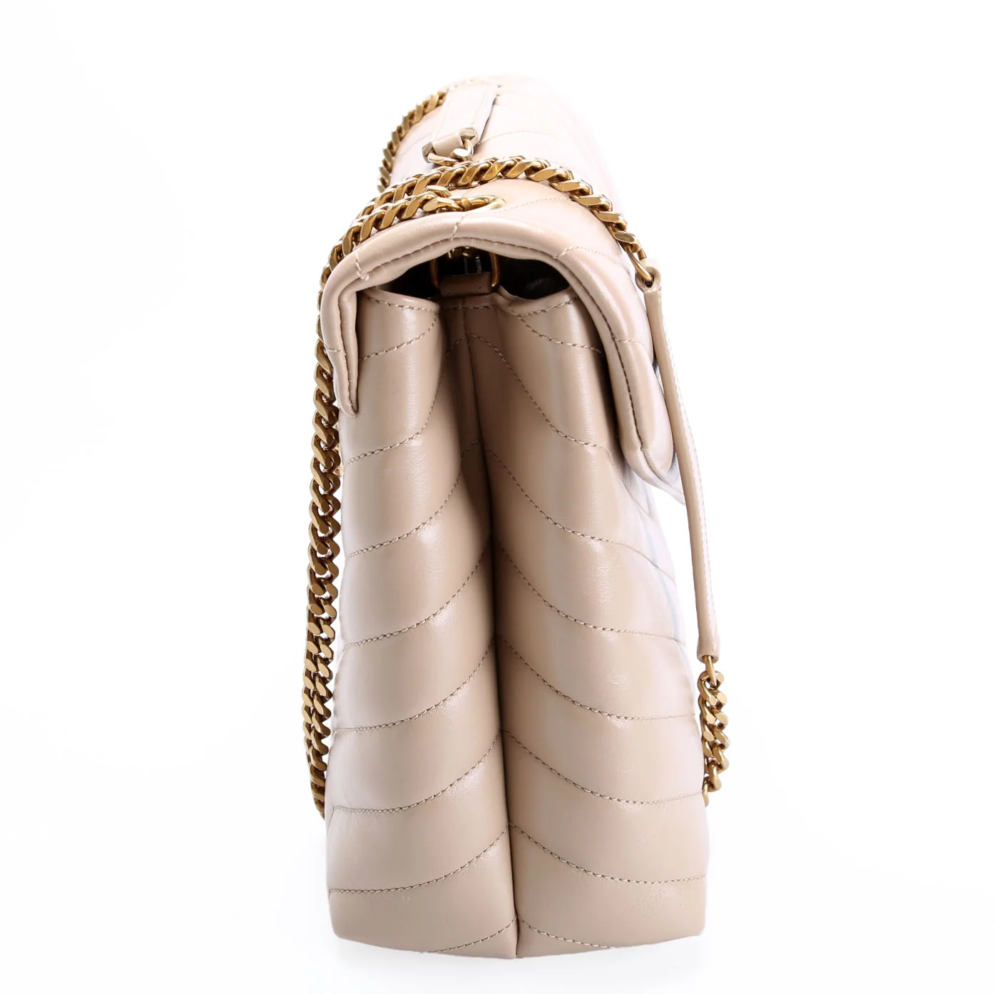 LouLou Medium Quilted Tan