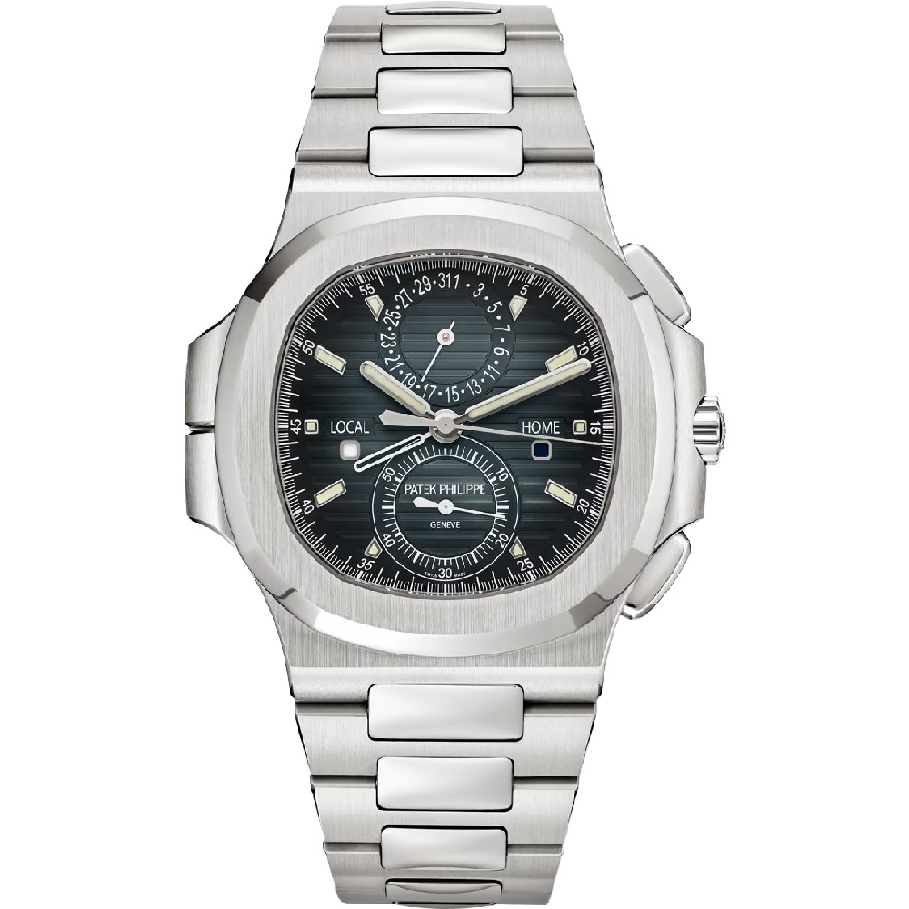 PATEK PHILIPPE NAUTILUS FLYBACK CHRONOGRAPH TRAVEL TIME 40.5MM