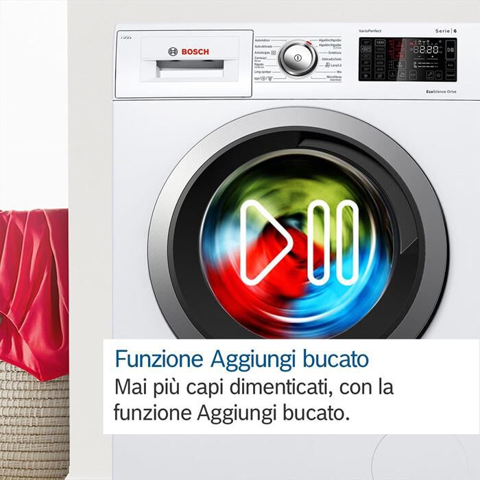 BOSCH - Lavatrice Serie 4 WAN24009II 9Kg 1200g/m Classe A-Bianco
