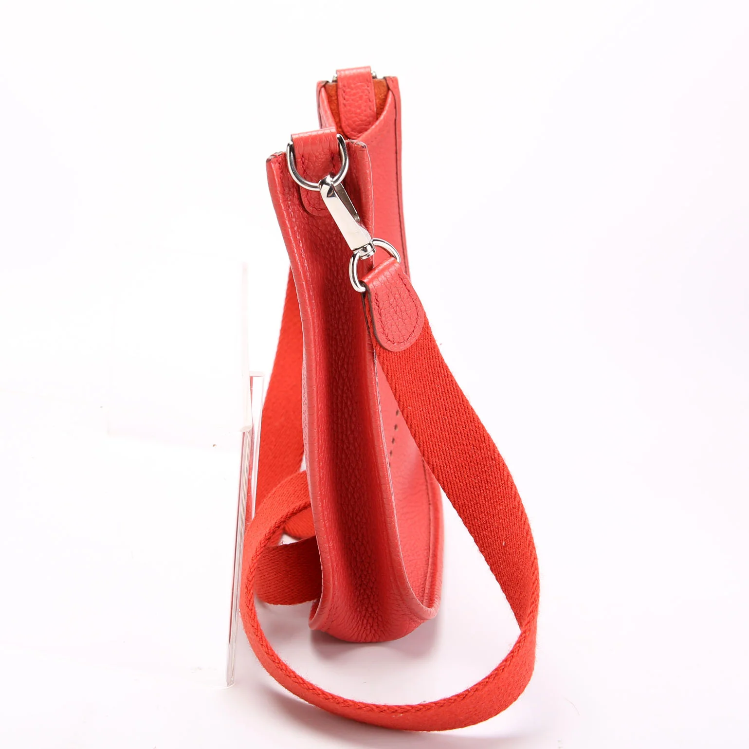 HERMÈS Evelyne TPM Clemence Rose Texas/Silver 2017