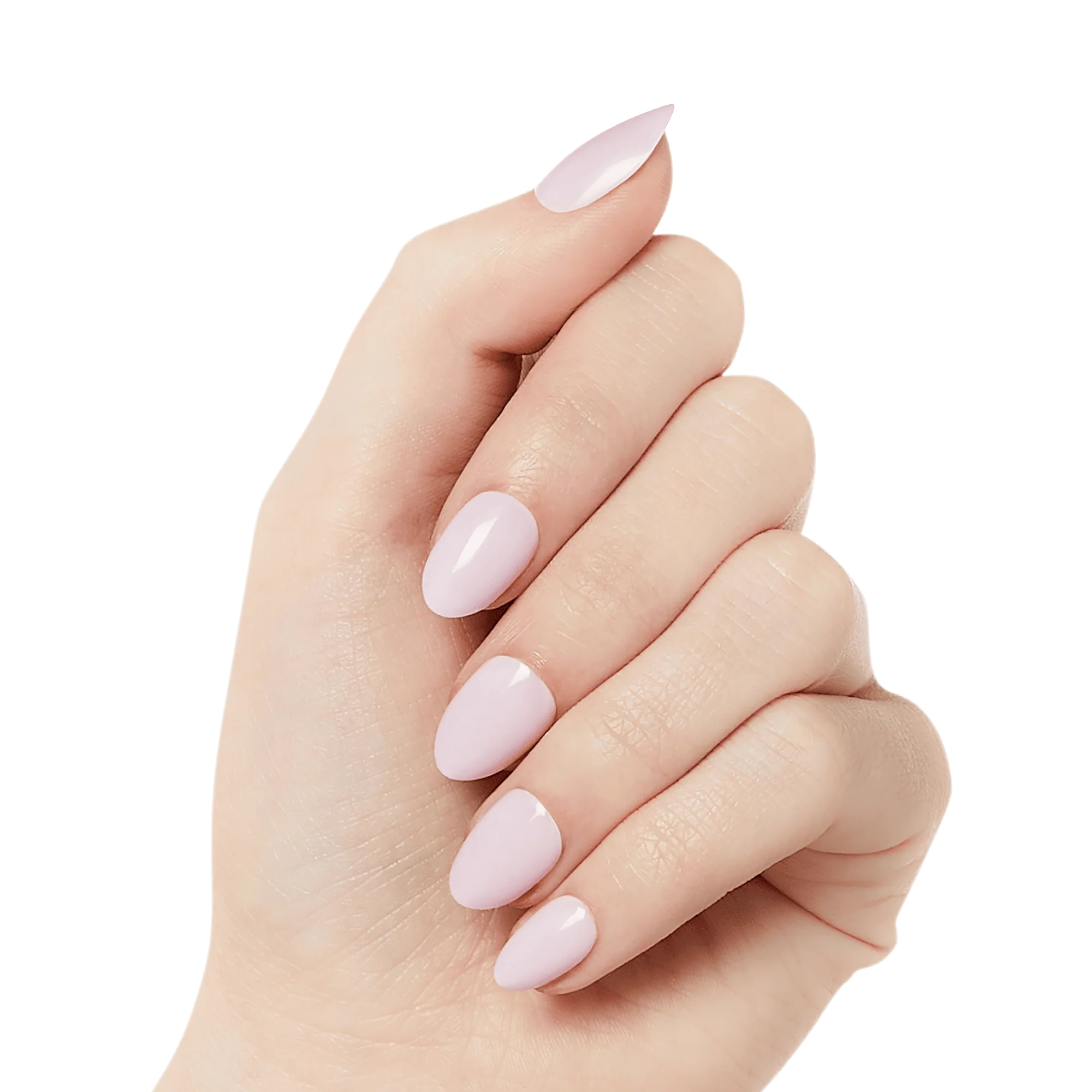 KISS Gel Fantasy Color Press On Glue Nails - Pure Love