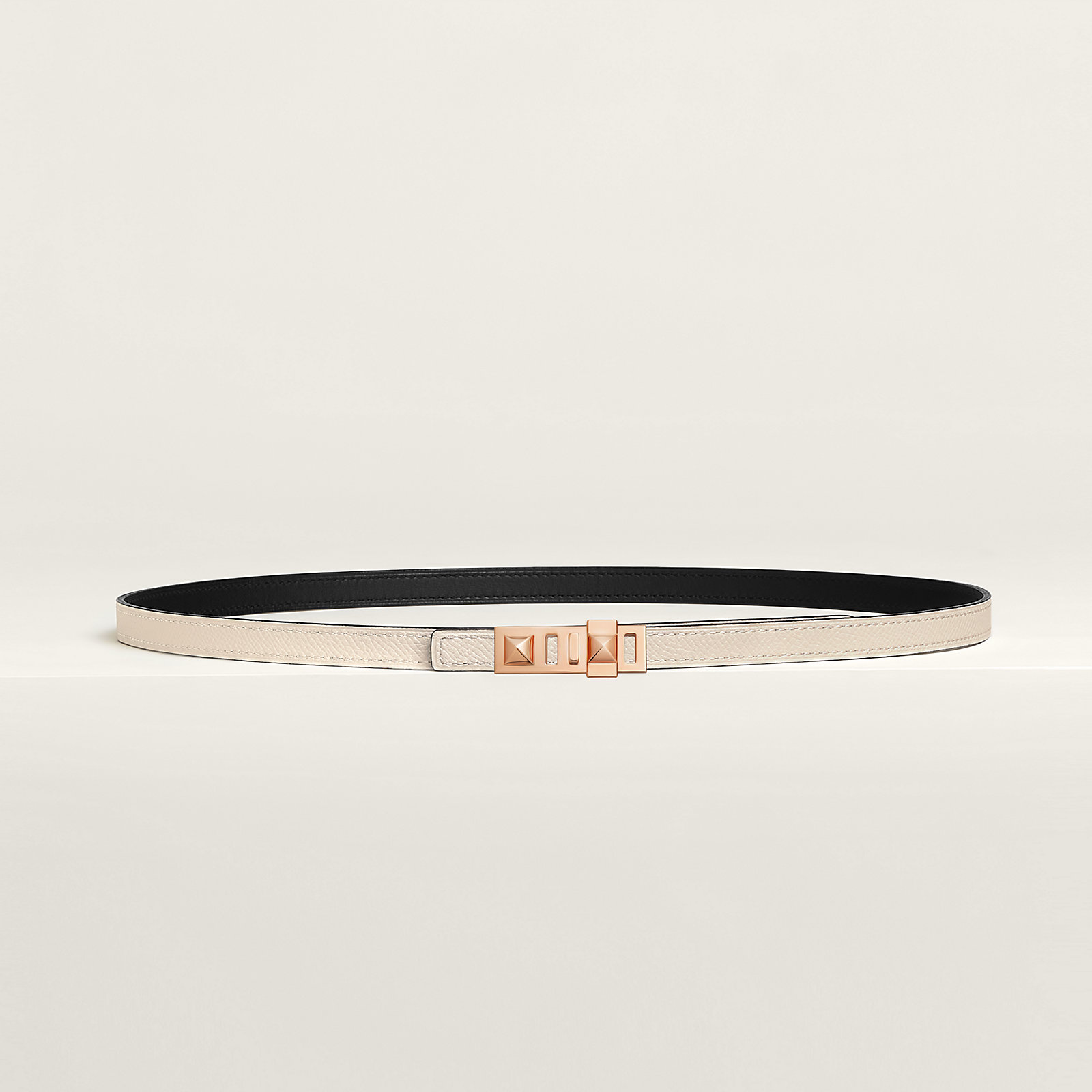 Collier de Chien belt buckle & Reversible leather strap 13 mm