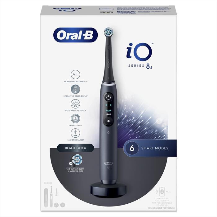 ORAL-B - Spazzolino elettrico IO 8S-Nero