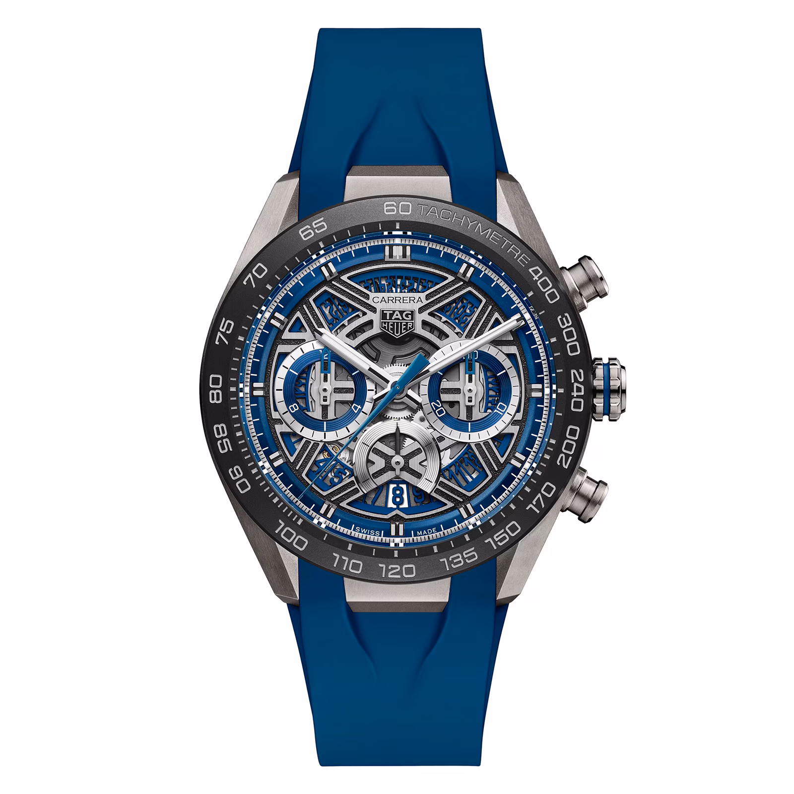 【7A Quality】TAG Heuer Carrera Chronograph Extreme Sport 44mm Mens Watch Blue CBU2081.FT6274