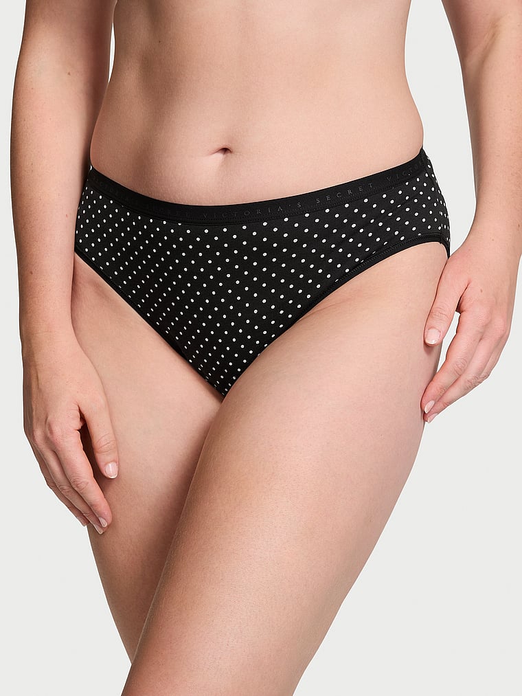 Victoria's Secret Stretch Cotton High-Leg Brief Panty Smooth