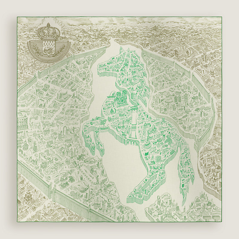 La Nouvelle Cite Cavaliere shawl 140