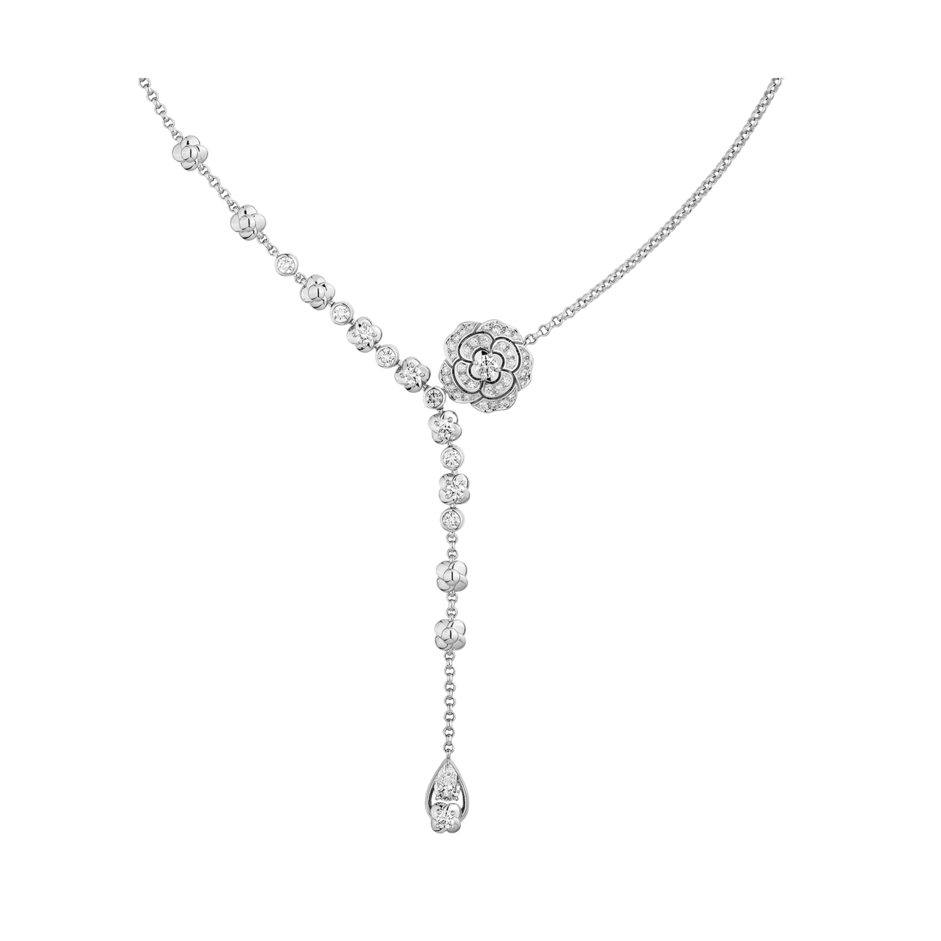 Bouton de Camélia necklace
