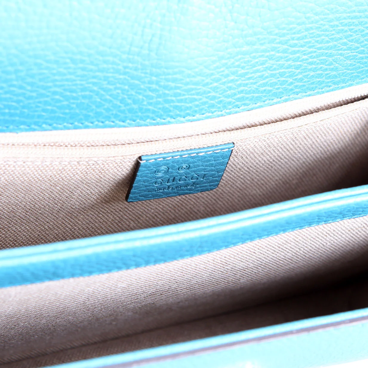 510303 Interlocking GG Shoulder Turquoise