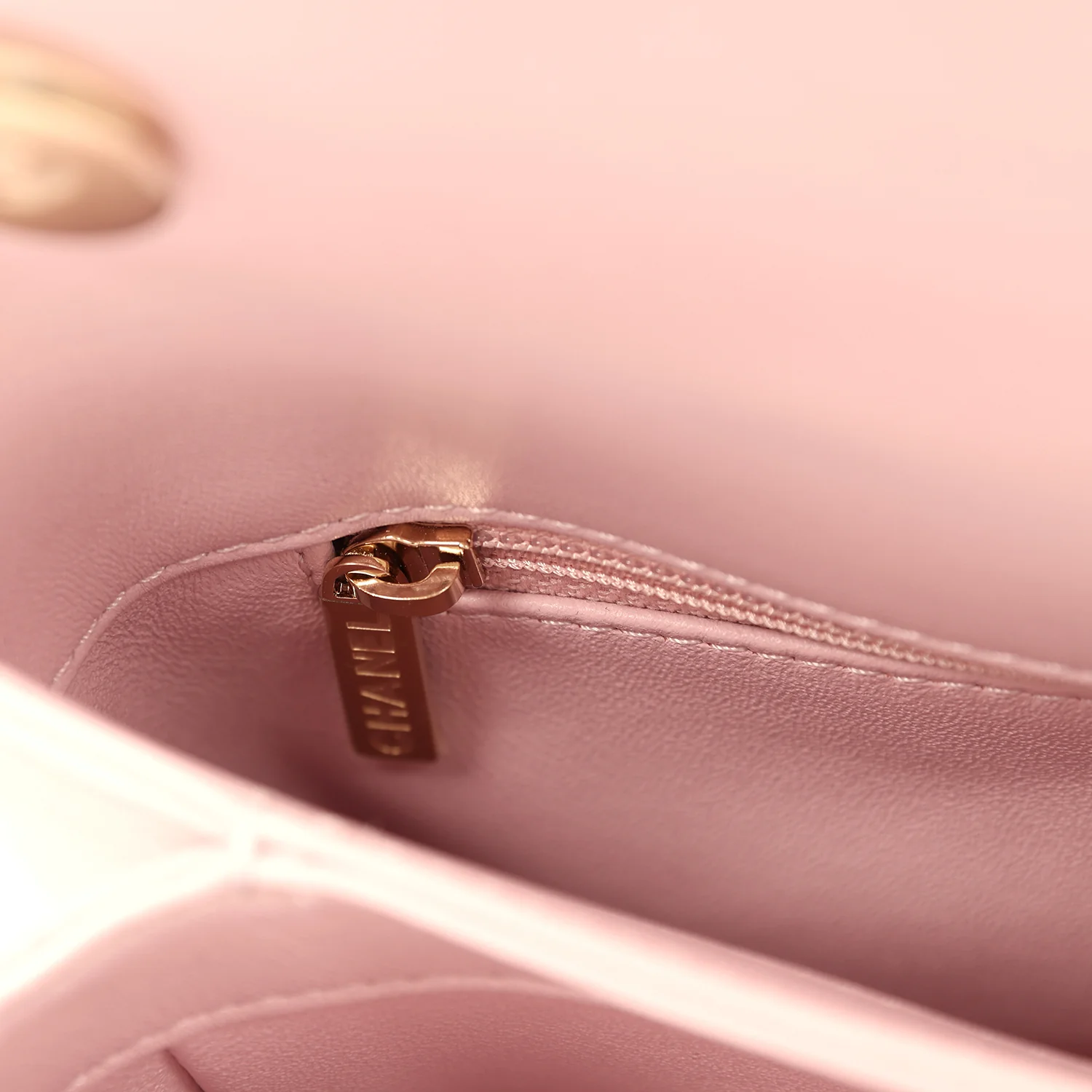 Chanel Medium Trendy CC Top Handle Flap Light Pink Lambskin Light Gold Hardware
