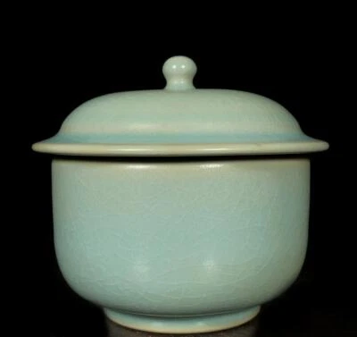 Old Chinese Ru Yao Ru Kiln Bowl w/base CK570