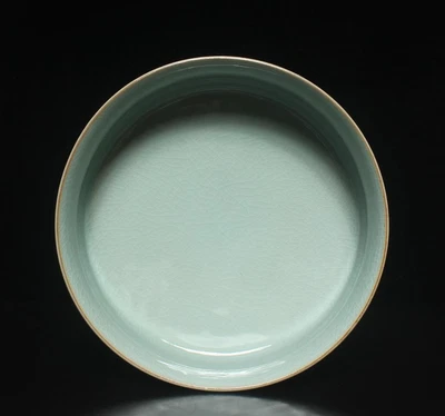 22CM Signed Old Chinese Ru Yao Ru Kiln Brush Washer