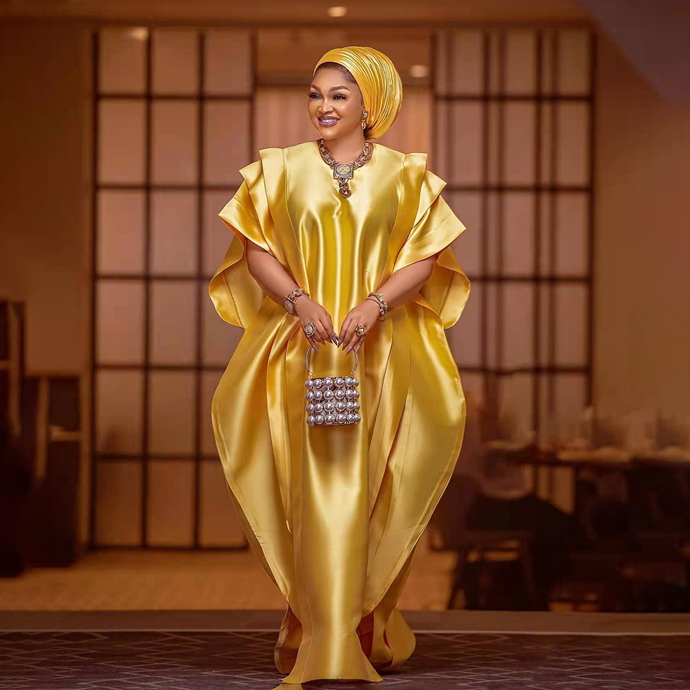Foreign Trade Cross-Border Independent Station African Women's Dress Middle Eastern Islamic Ethnic Style Robe Source Ready Stock