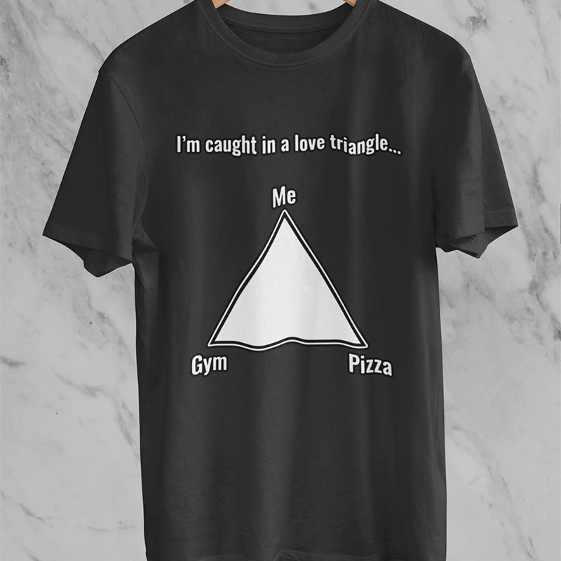 'GYM Love Triangle' T-shirt