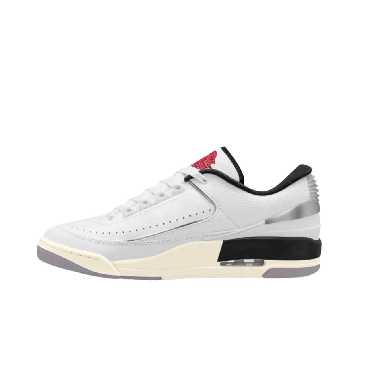 Jordan 2/3 (White/fire Red-cement Grey-sail)