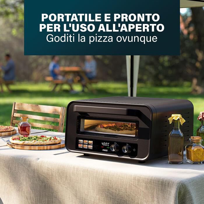 PRINCESS - 112780 - FORNO PER PIZZA PRO MAX-Nero / Metallo