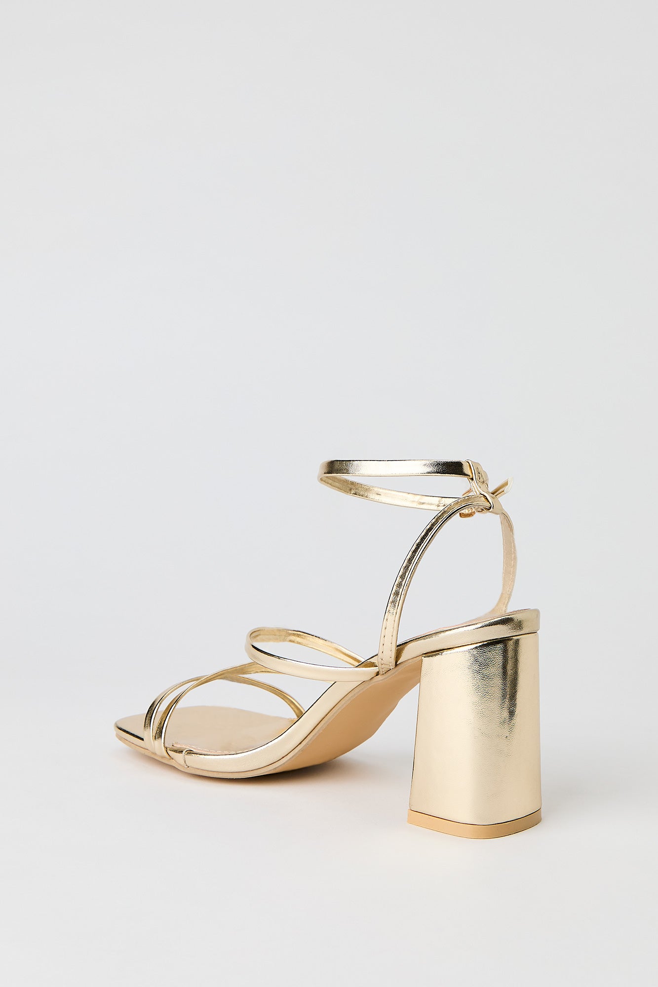 Strappy Ankle Strap Heeled Sandal