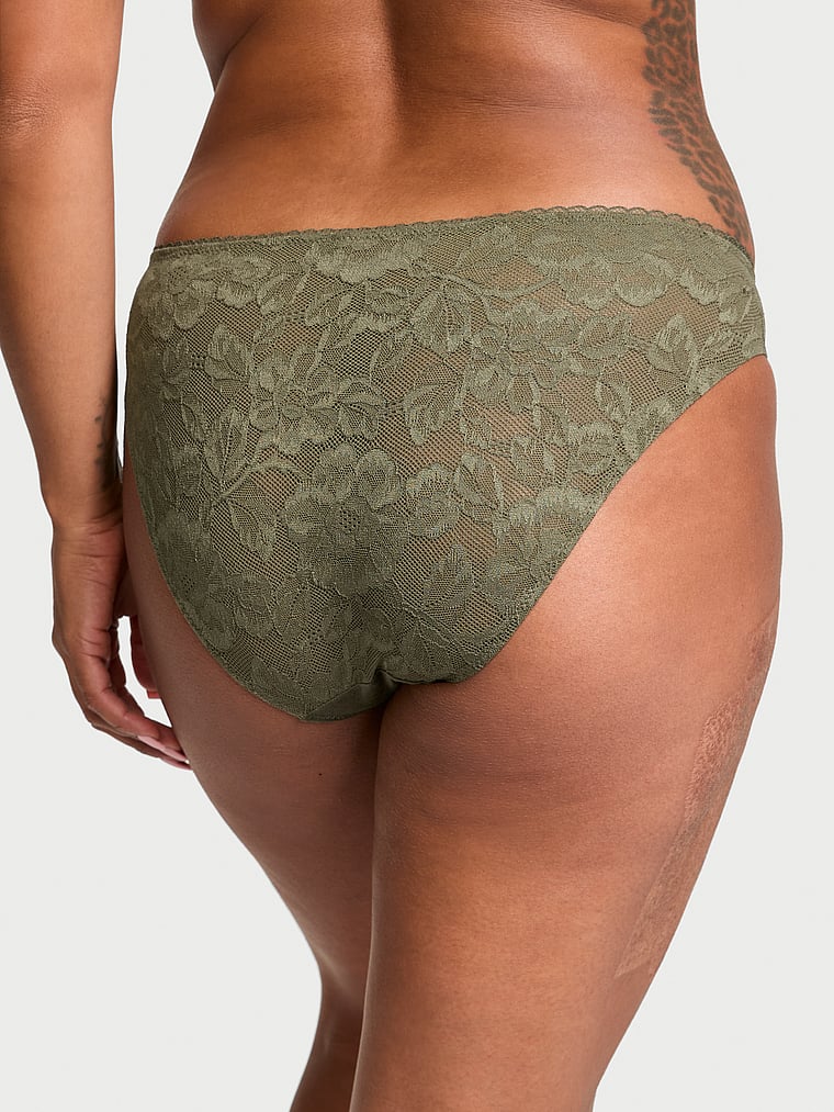 Body by Victoria VS Adaptive Lace-Back  Bikini Panty Lace Trim