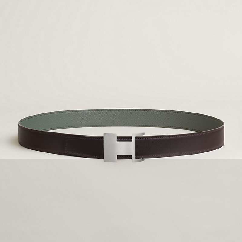 Dive belt buckle & Reversible leather strap 32 mm