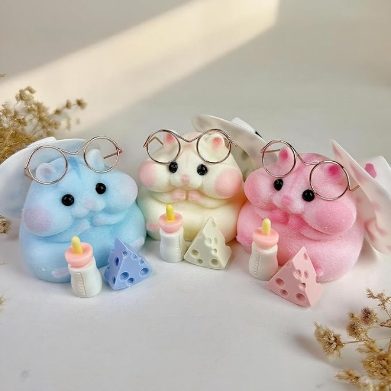 SQUISHPOP Taba Squishy Hamster Toy, Cute Squishy Hamster Fidget Toy