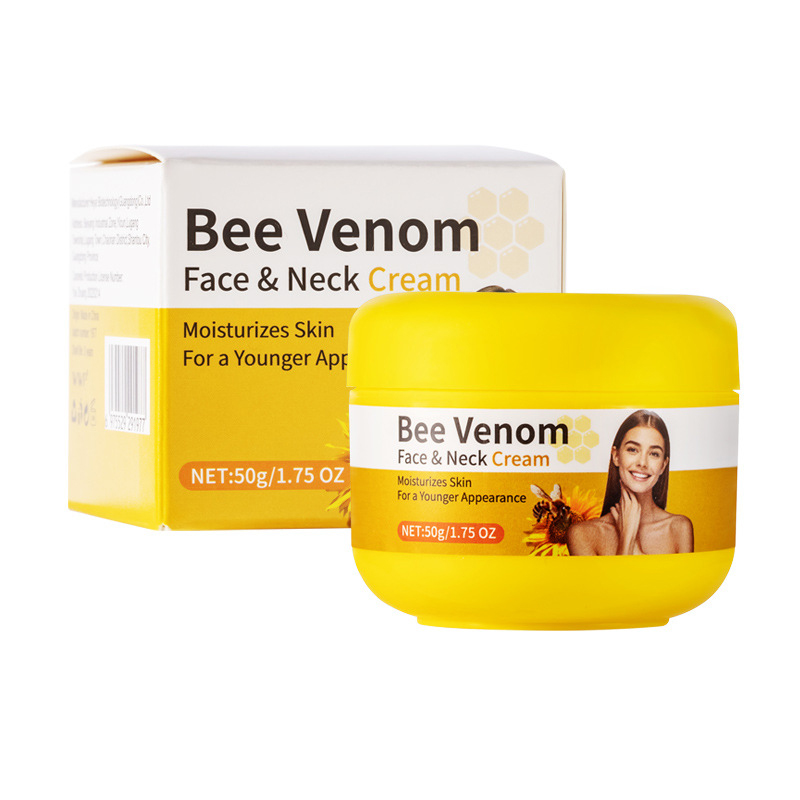 Factory Hot Sales 50g Skin Care Bee Venom Face&Neck Cream for All Skin Types