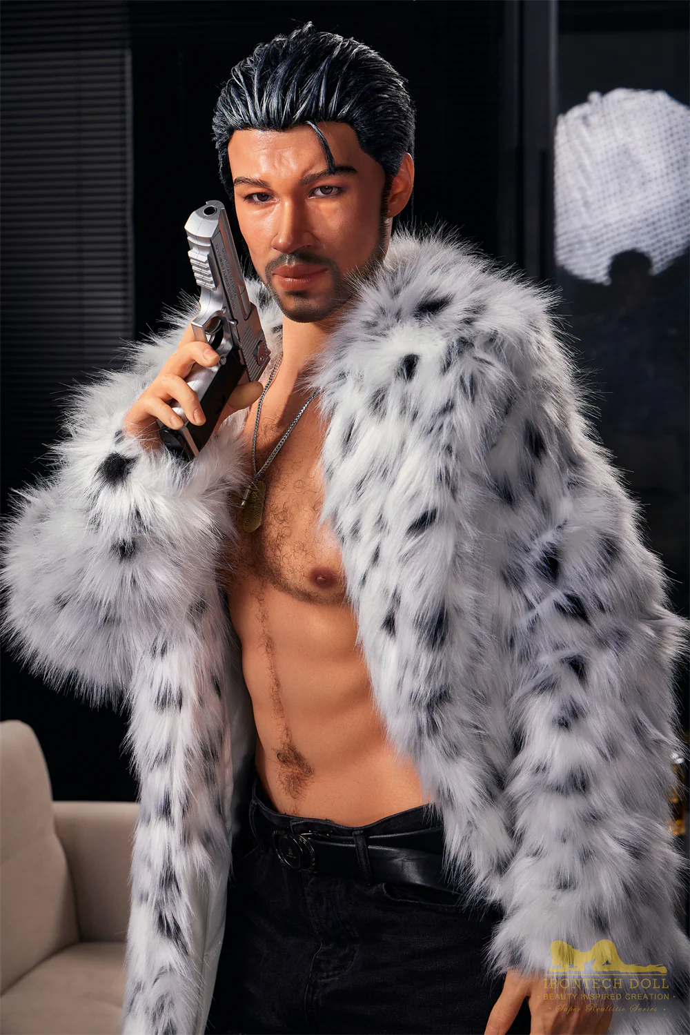 Irontechdoll Anthony 5ft58 / 170cm #M7 Full Silicone Real-life Cool Male Sex Doll