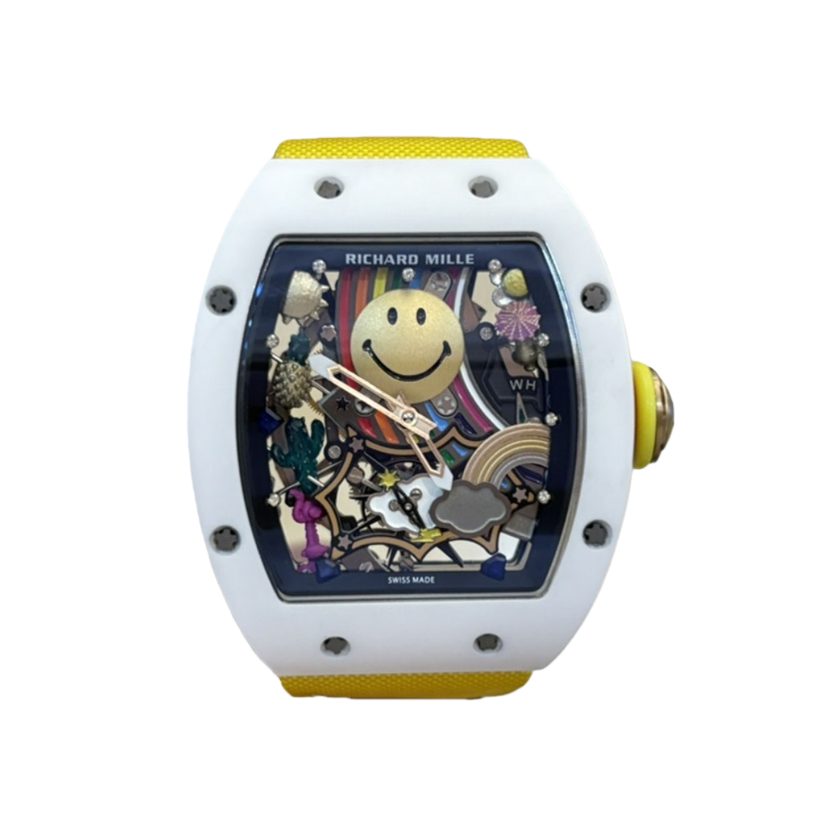 【7A Quality】Replica Richard Mille RM 88 Smiley Super Clone Watch – Swiss Automatic Tourbillon, Openworked Dial