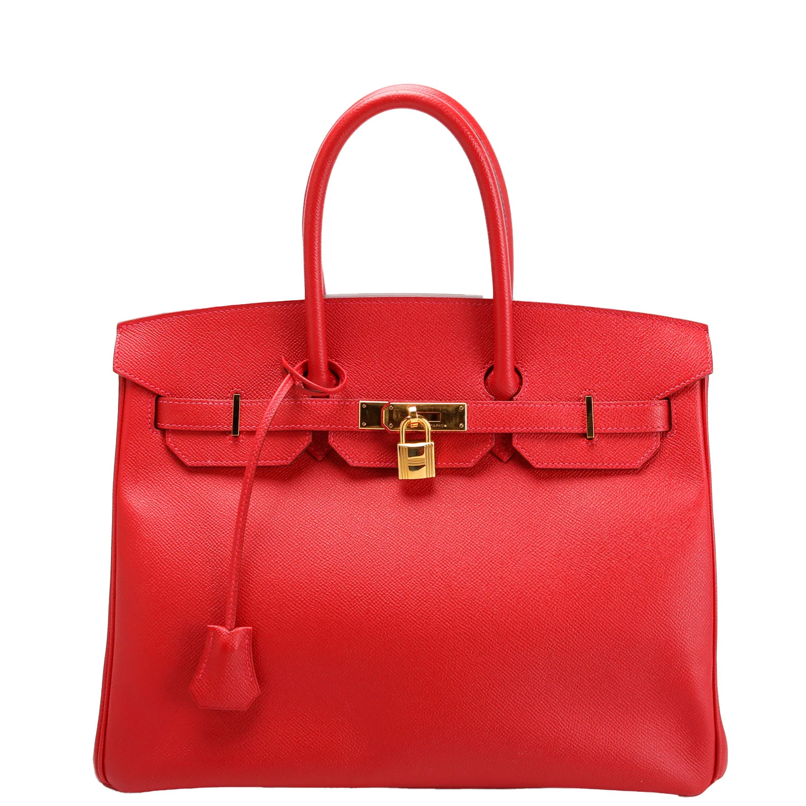 HERMÈS Birkin 35 Epsom 2016 Rouge Vif