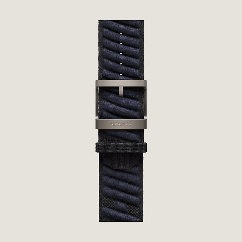 Band Apple Watch Hermès Ultra Single Tour 49 mm En Mer