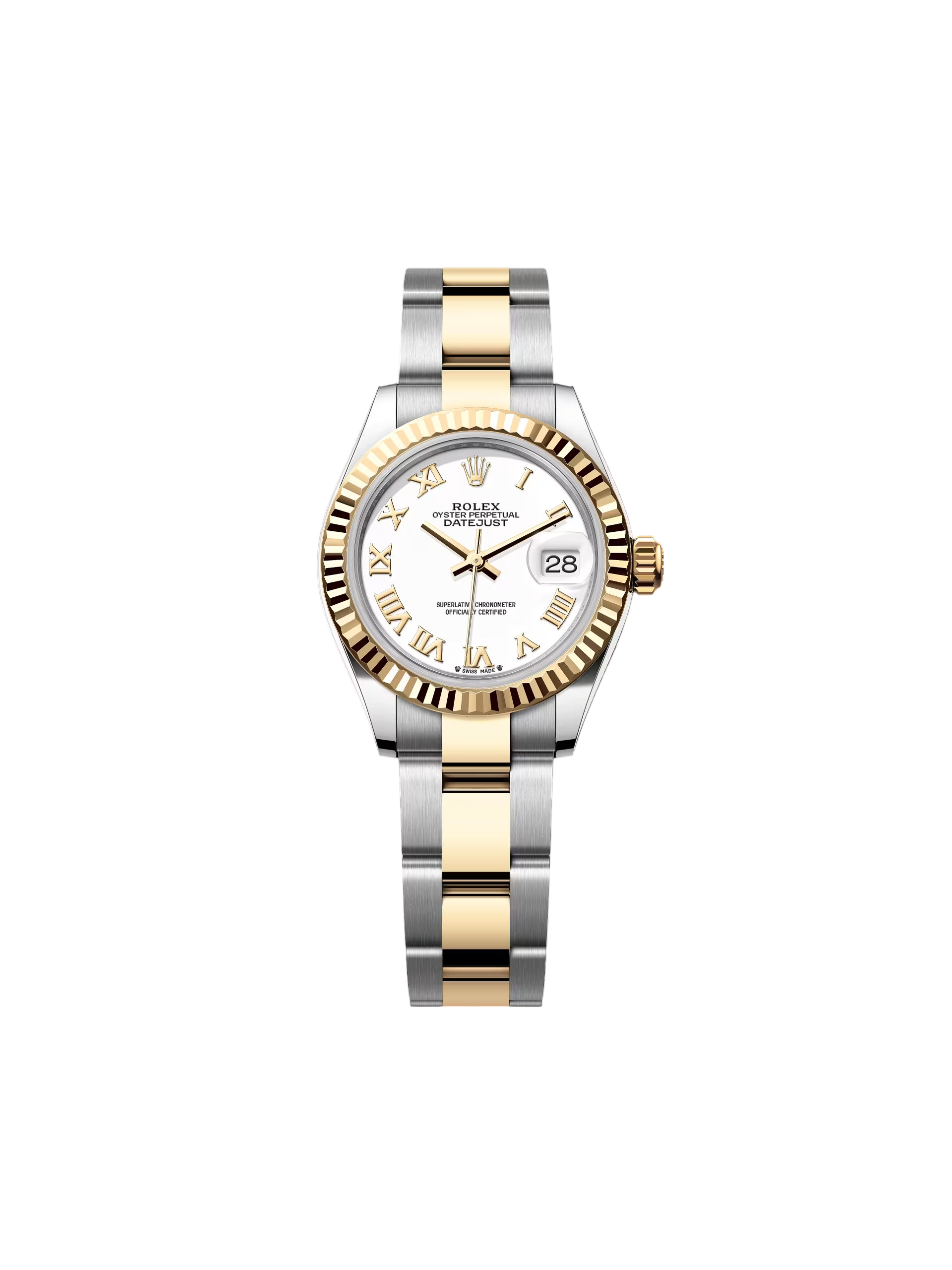 RLX Lady-Datejust 31mm 279173 White Roman Dial Oyster Bracele