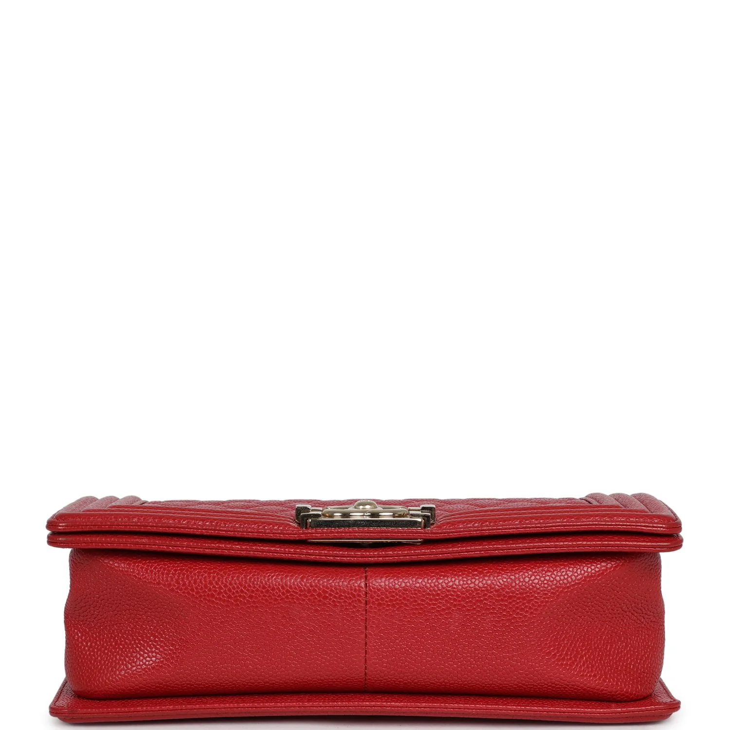 Chanel Medium Boy Bag Red Caviar Gold Hardware