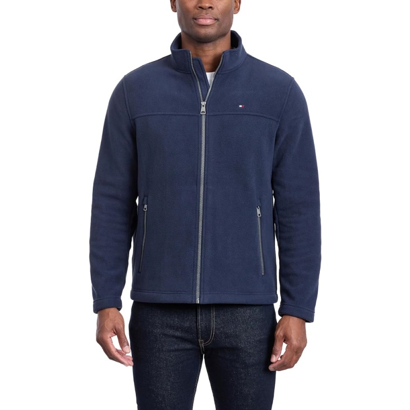 Men's Classic Zip Front Polar Fleece Jacket
