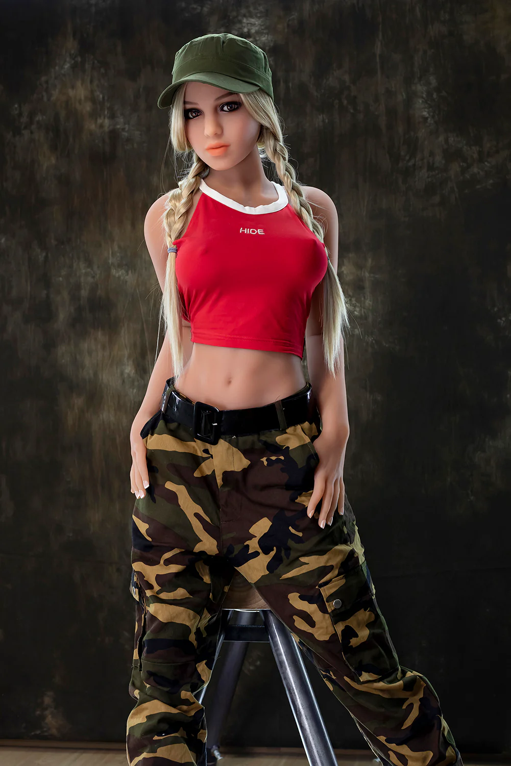 US Stock - Abigail 5ft45 / 166cm #174 Head TPE Hot Army Girl Sex Doll