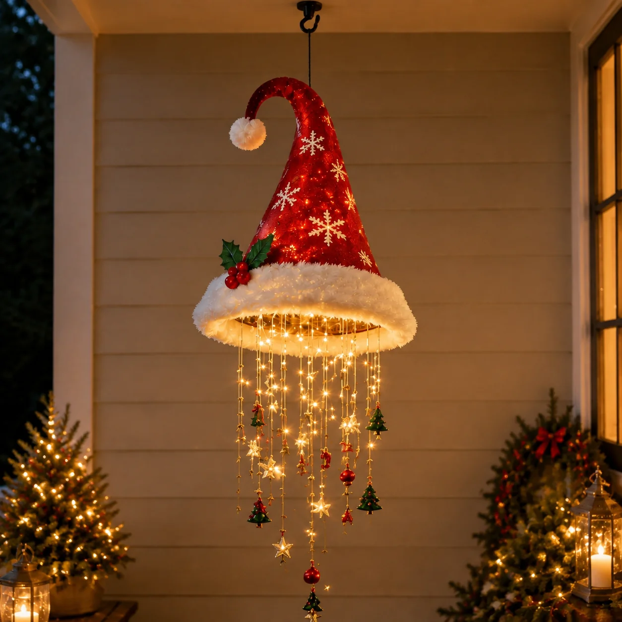 Christmas hat lights