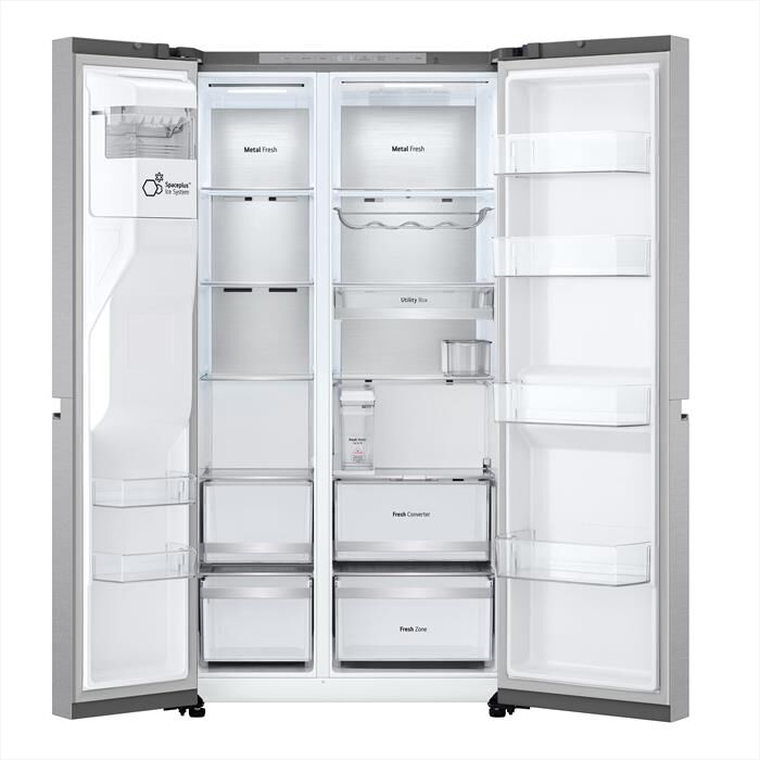 LG - Frigorifero side by side GSLE91MBAB Classe B-Metal Sorbet