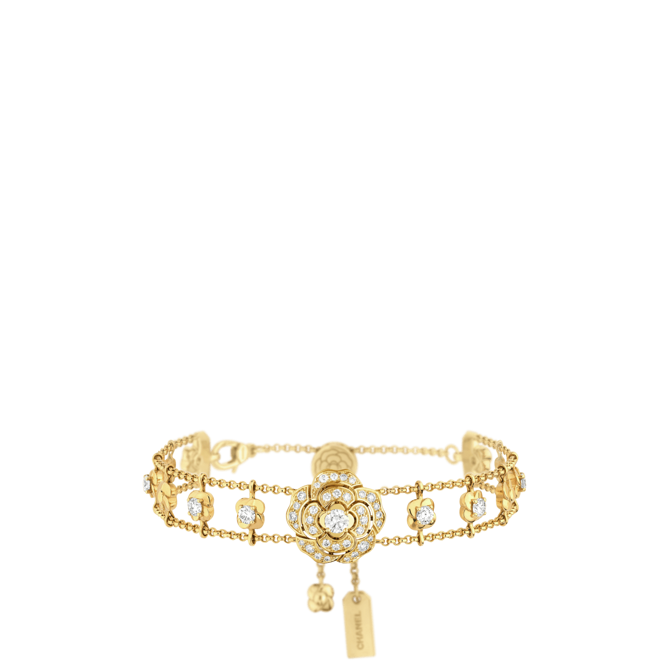 Bouton de Camélia supple bracelet