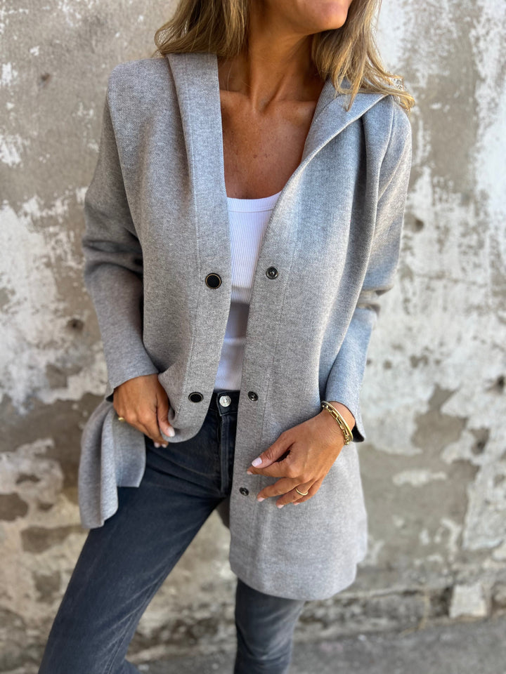 🌲 SALE🔥 Casual Single Breasted Hooded Jacket